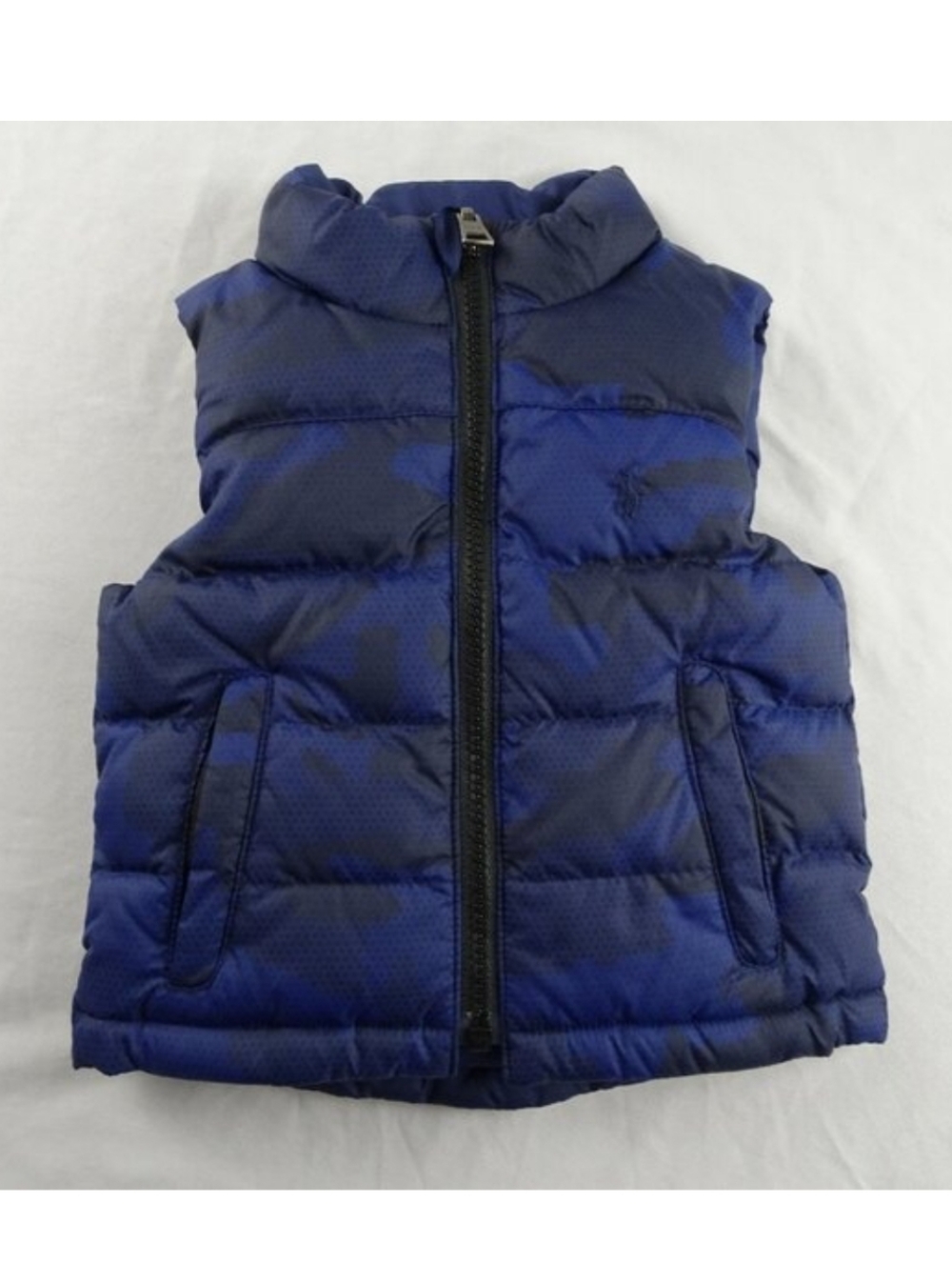 Ralph Lauren Baby Boy Reversible Camo Puffer Vest Jacket Size 12M